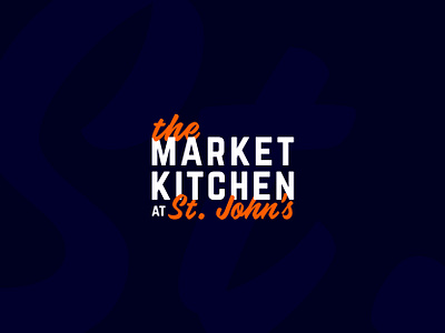 Market Kitchen Logo branding logo typography