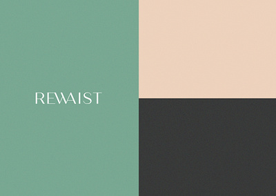 Rewaist branding design logo