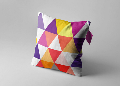 Printed Pillow Artwork Design Mockup art beautiful colour blocked colouring comfy cover design graphic design mockup new pillow printed psd work