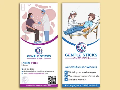 Professional Rack Card Design branding branding rack card design business branding business card card design clean rack card design graphic design
