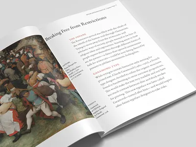 Pas de Deux Book graphic design typography