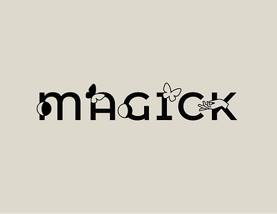 MAGICK Logo branding logo logo design logo type typography