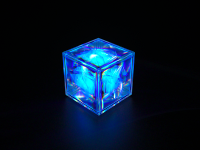 #Cube.005/Material Design Exercise 3d 3d art 3dillustration abstract blender blender3d cube glass graphic design illustration material octane render