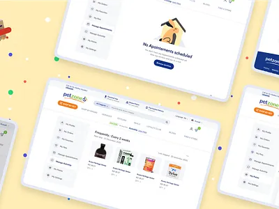 Manage AutoShiping - Petzone web app branding design icon illustration ui ux