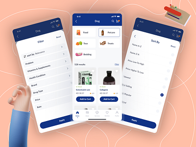 Category Dog - Petzone App design ui ux