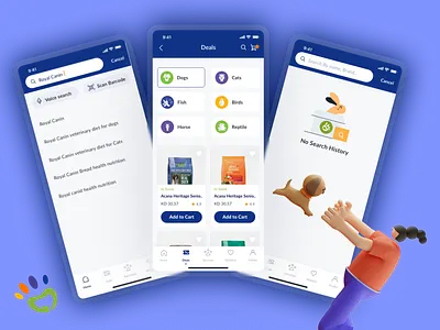 Deals - Pet zone App app branding design icon illustration ui ux