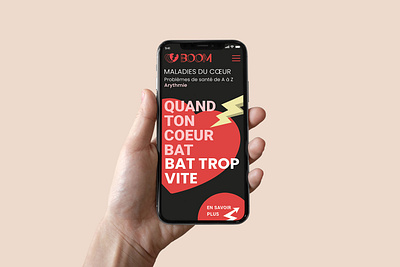 application mobile sur les maladie de coeur appli mobile application coeur design graphic design heart moblie