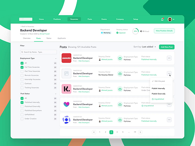 Vacancies Posts | Recruiting Platform