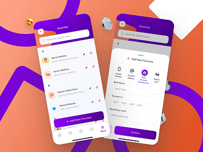 Add Favorites | Banking App