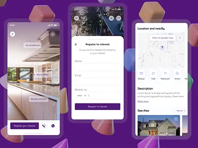Register to interest - Dar Al Arkan design ui ux