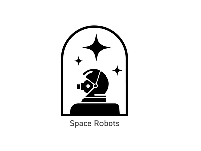 OSU Robotics - Space Robot Badge badges branding design illustration logo