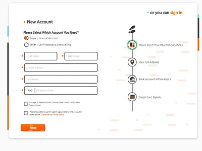 modern register form adobexd new user register registration signup ui ux