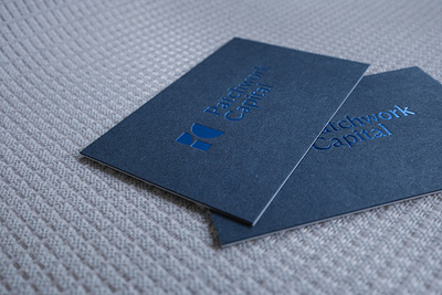 Patchwork Capital - Business Cards branding business cards case study colorplan hot foil investment firm letterpress paper print visual identity