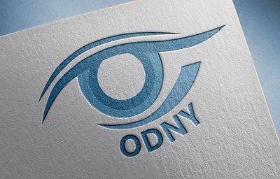 Odny Optical Company Logo adobe illustrator adobe photoshop branding design graphic design logo mockup mockup logo typography vector