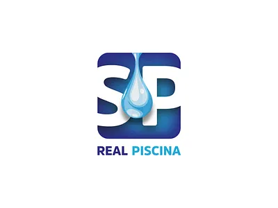 SP Real piscina design logo logomarca piscina pool