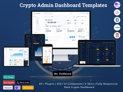 Product Design Ethereum admin dashboard admin template admin ui analytics binance bitcoin block chain bootstrap admin template cards crypto cards cryptocurrency dashboard template ethereum product design token wallet web app