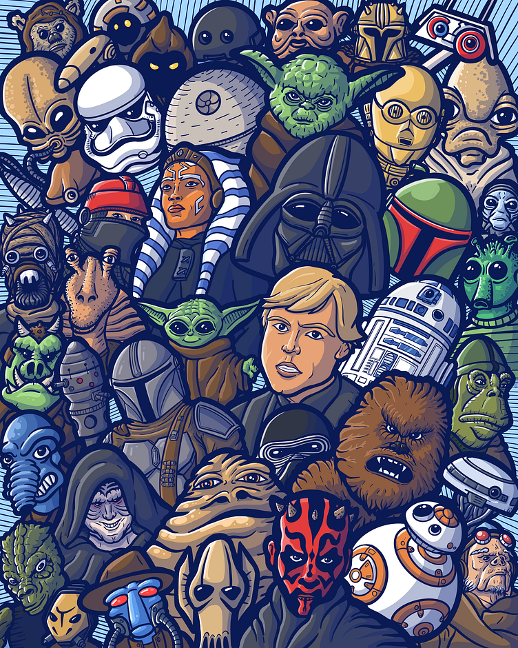 STAR WARS DOODLE by MEANDI on Dribbble