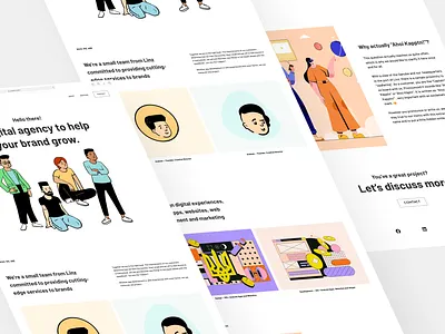Urbano — Digital Agency Website agency branding clean creative design digital graphic design illustration interface design logo minimal modern product design ui user experience user interface ux web design website website design