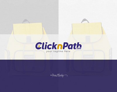 ClicknPath Logo branding design illustration lettering logo logo design typography typography logo ui vector