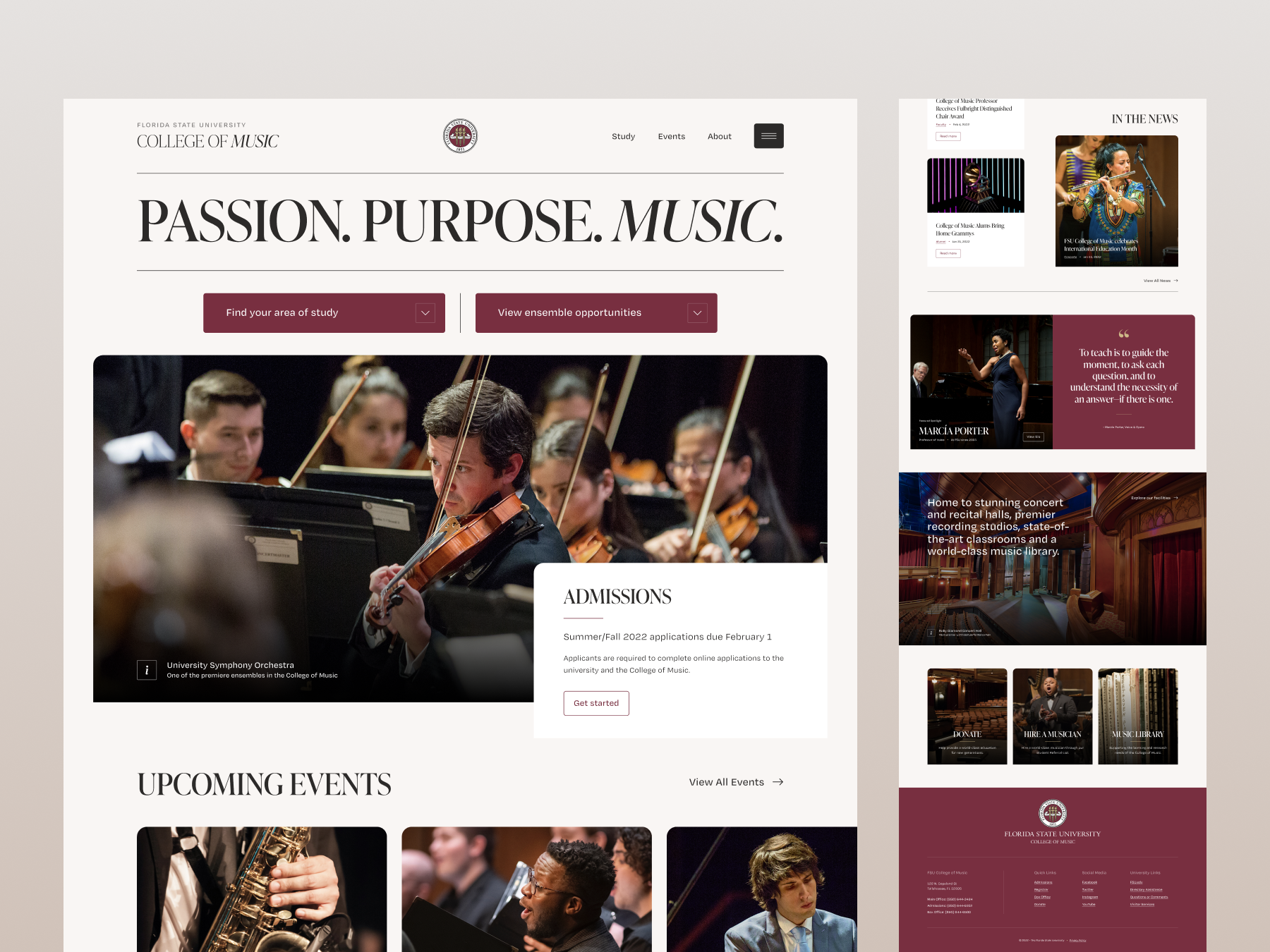 Example of FSU College of Music