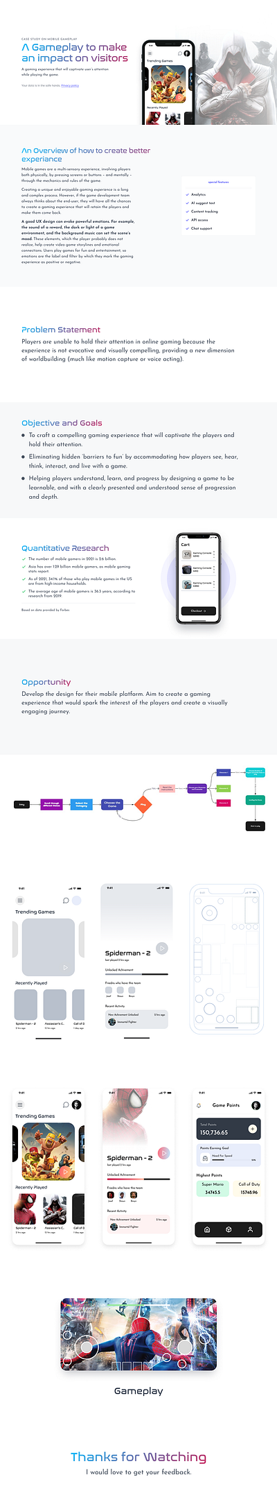 A Gaming Experience Case Study interface design ui uxdesign