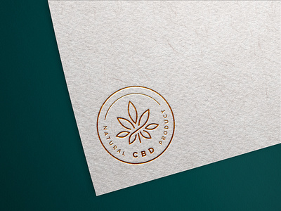 Hemp cosmetic seal branding design hemp logo packaging print seal