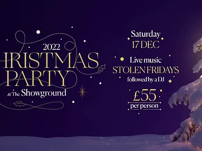 Christmas Party at the Showground animation branding christmas events motion graphics music new years party snow