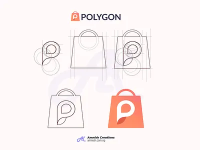 Polygon Logo (An E-commerce Building Platform) branding logo ui