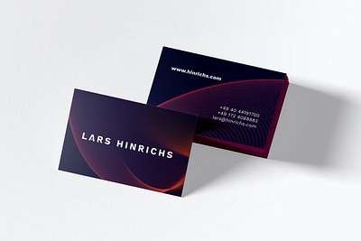 Business card design for a german entrepreneur and investor branding design illustration logo print