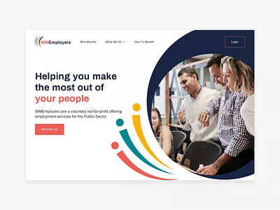 WM Employers Website public sector user journey ux web design website