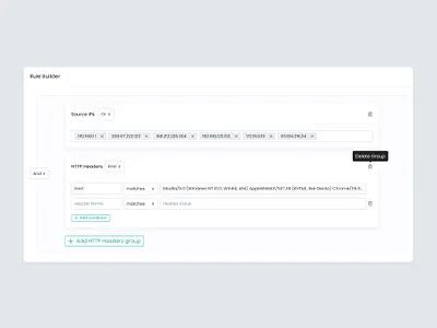 Rule Builder Component product