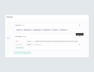 Rule Builder Component product