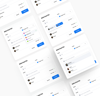 𝗰𝗵𝗮𝘁 𝗹𝗶𝘀𝘁 𝗰𝗼𝗺𝗽𝗼𝗻𝗲𝗻𝘁!💬✨ addchatlist component graphic design ui ui designs