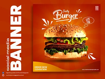 Social media Banner post branding design graphic design vector