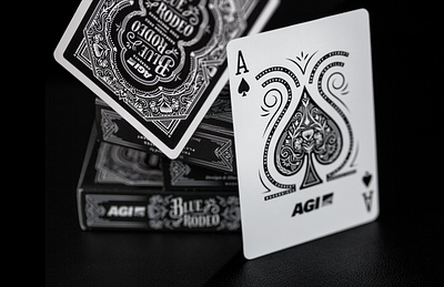 Blue Rodeo Playing Cards branding design illustration label lettering logo packaging playing cards typography