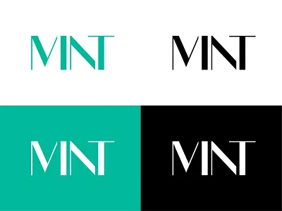LOGO MINT design logo minimal typography