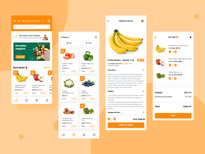 Grocery App app design design figma figmadesign ios app development mobile app design user experience design user interface design