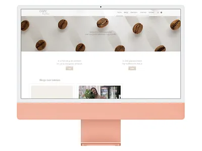 Copy Koffie Website Design barista blog boogaert copy copywriter design dutch koffie mathijs rebecca web website