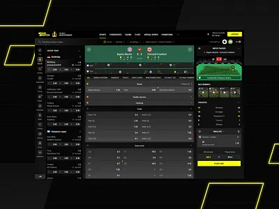 Parimatch: Open Match Live 1xstavka betslip betting bookmaker bwin fonbet gambling interface ligastavok mobile navigation onlinecasino parimatch pm soccer sportsbook sportsfeed ui ux webui