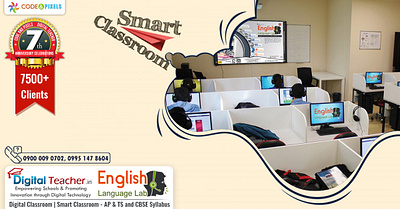 Smart classroom aims to redefine modern age teaching 3d animation branding graphic design logo motion graphics smart class