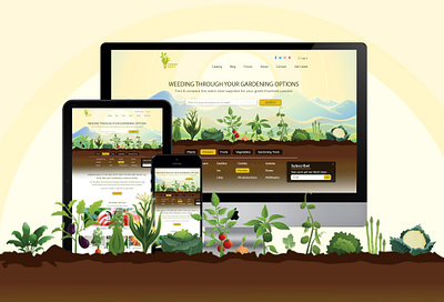 Garden Savvy Web Design, Branding & Custom Software branding custom software design graphic design illustration landing page logo software ui ux we web design