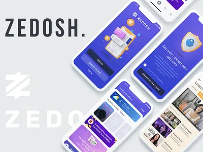 ZEDOSH app app design branding delivery app design finance app fintech graphic design illustration logo mobile app mobile design ui ui ux ui design ux ui ux design uxdesign vector