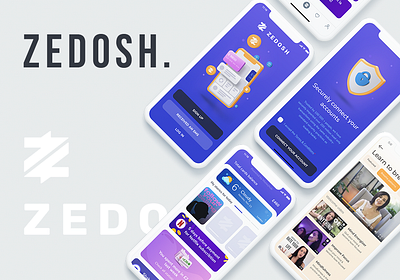 ZEDOSH app app design branding delivery app design finance app fintech graphic design illustration logo mobile app mobile design ui ui ux ui design ux ui ux design uxdesign vector