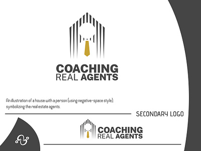 Coaching Real Agents Logo (2021) agent arizona brand design brand designer coaching real agents company design hill illustration logo design logo designer logo idea logo inspiration logo project logomark logotype mortgage project property real estate usa