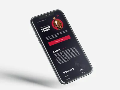 Konrad Pondo Mobile Site design graphic design mobile rwd ui ux website