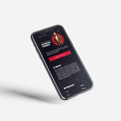 Konrad Pondo Mobile Site design graphic design mobile rwd ui ux website