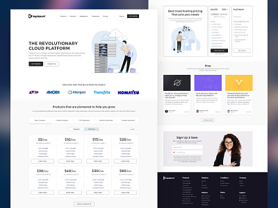 Cloud Platform 2021 ui trend business cloud data design design trend hosting interface landing landing page design platform product design solution ui resource ui trend ux ux resource website