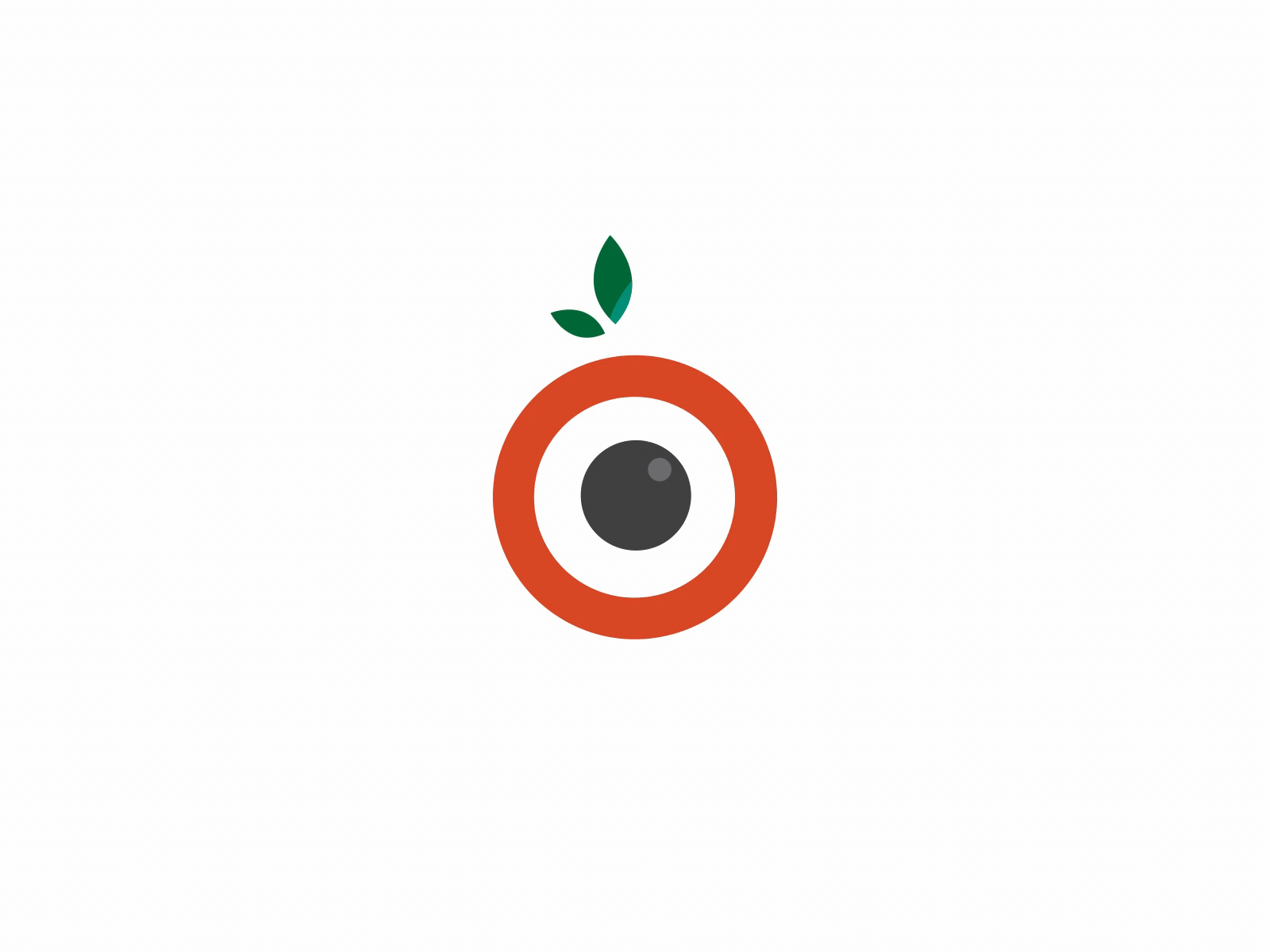 Orange lens animated logo animation eye fun lense logo logo animation motion orange orange lens