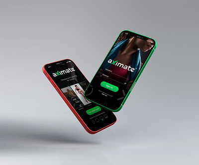 Aximate Mobile App branding design graphic design ui ux