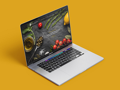 Gorzka Pomarańcza Catering LP design graphic design ui ux